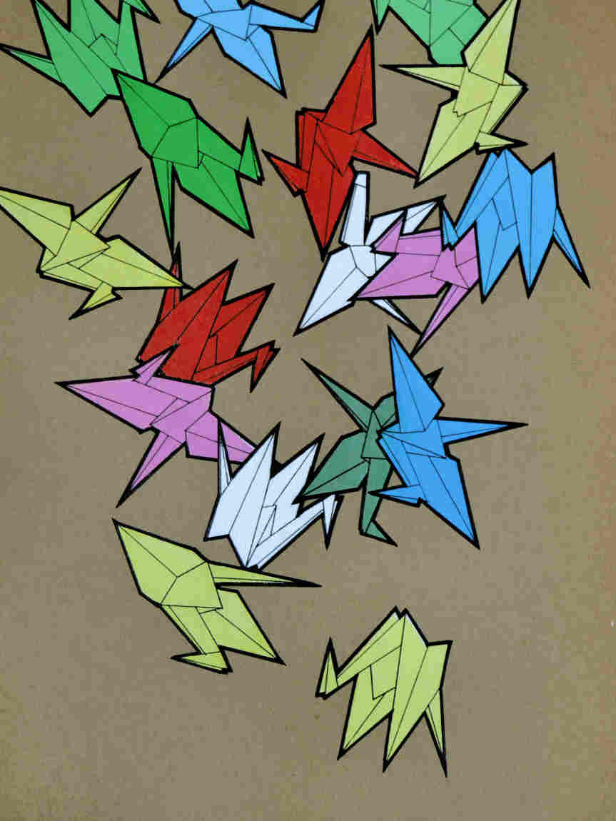 'Cranes II' by artist Lisa Pettersson